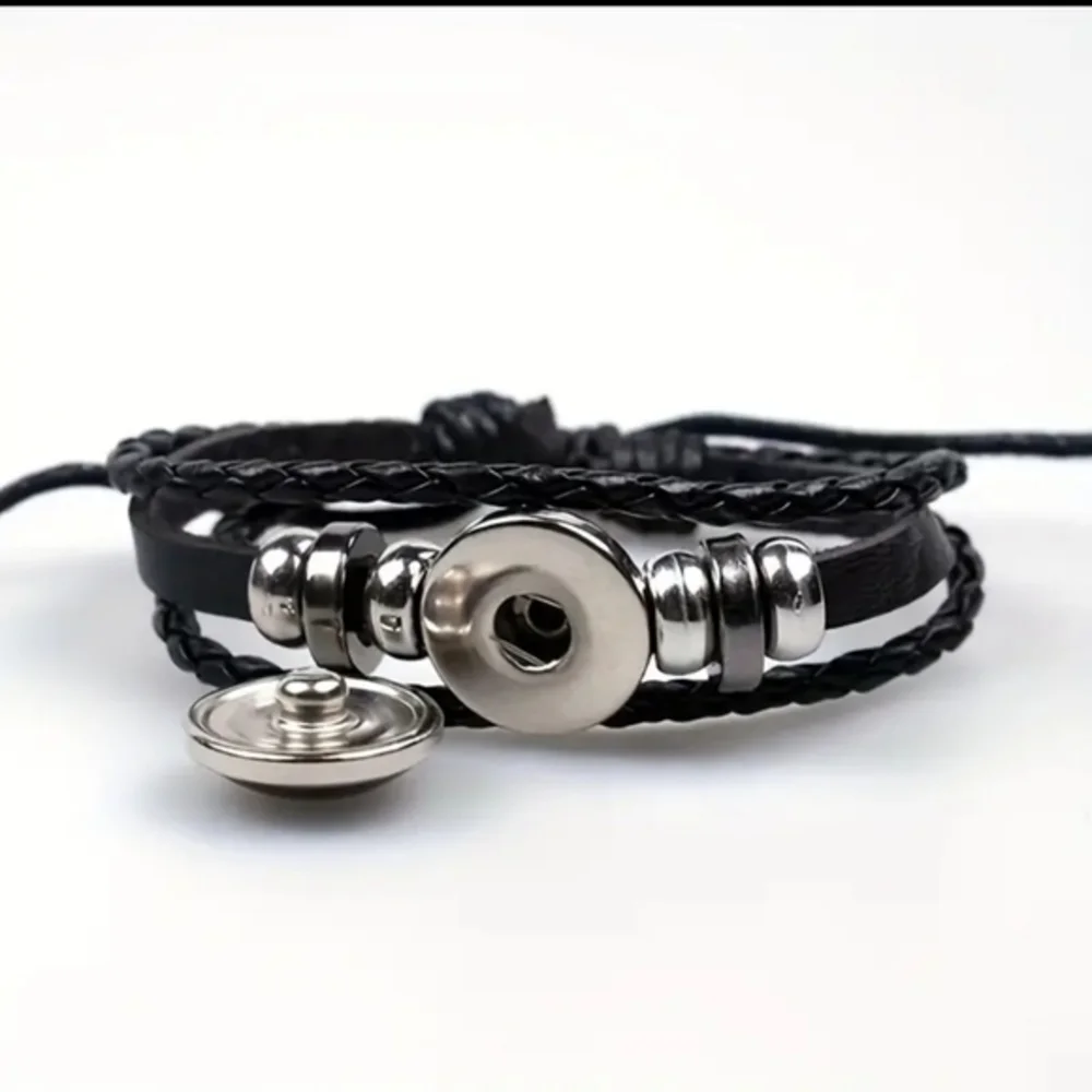 Capricorn Zodiac Bracelet Handwoven Wax Rope and Leather‎ Unisex